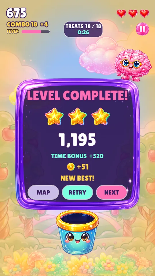 Three stars and a new best