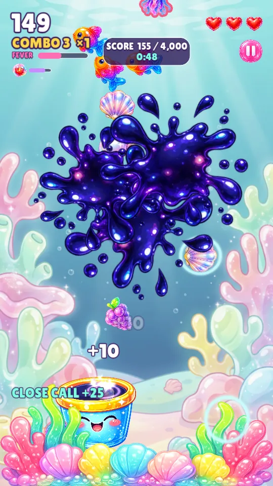 Squid ink and currents in Gummy Reef