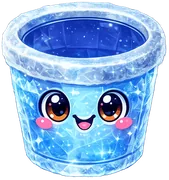 The Crystal Ice bucket, won by finishing Frosting Peaks